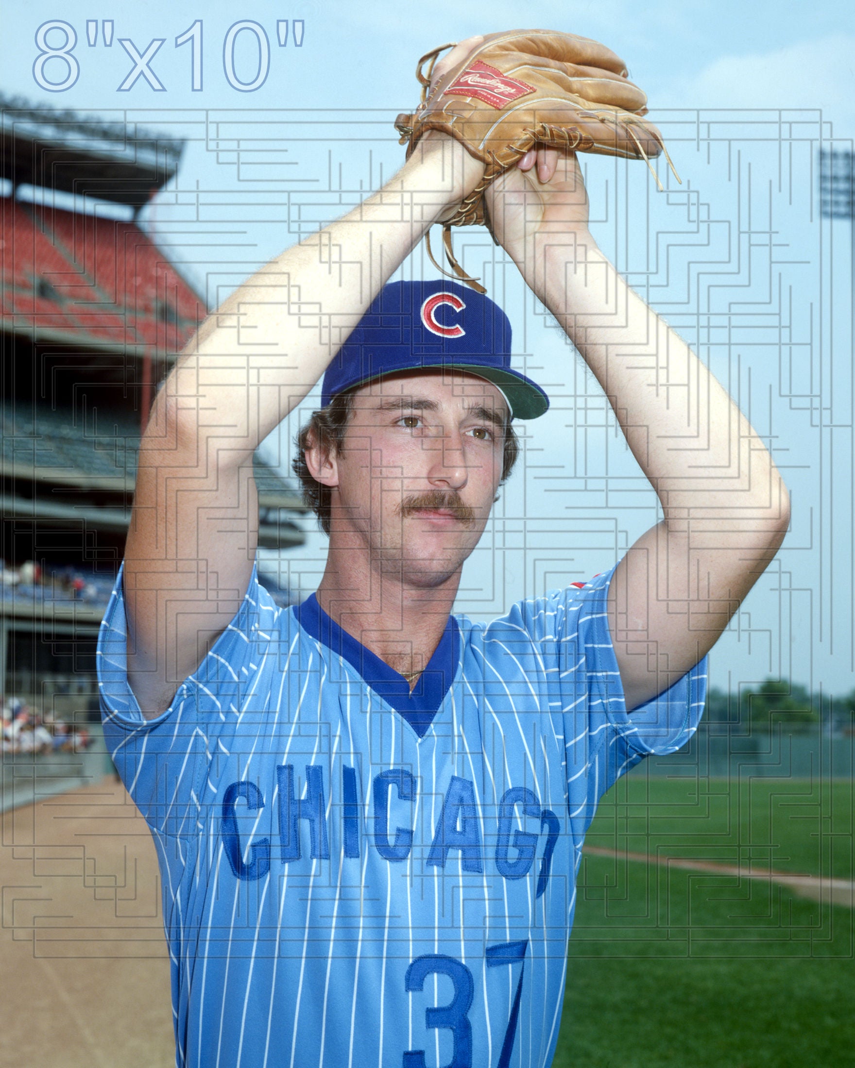 George Riley - 1980 Chicago Cubs - choose a size & style