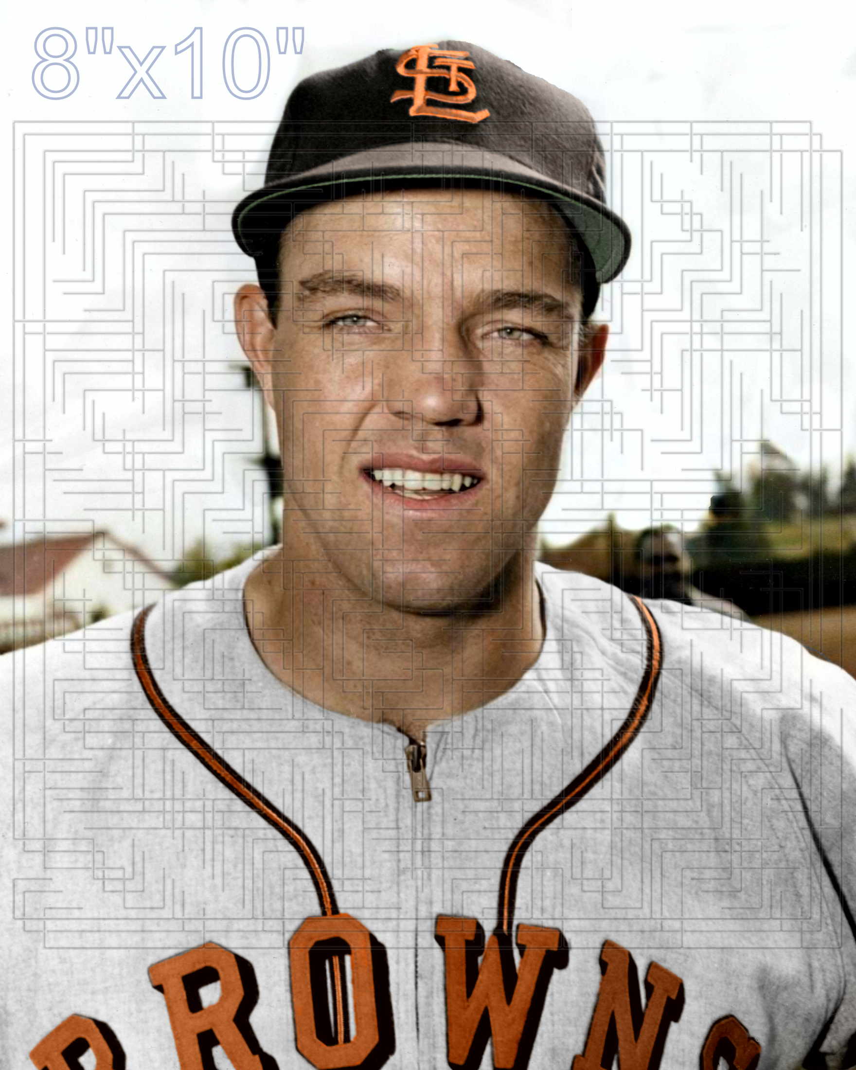 George Schmees - 1952 St. Louis Browns - choose a size & style