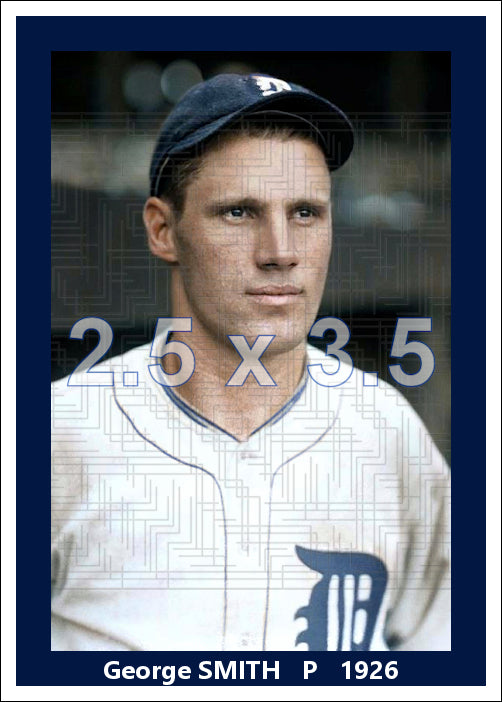 George Smith - 1926 Detroit Tigers - choose a size & style