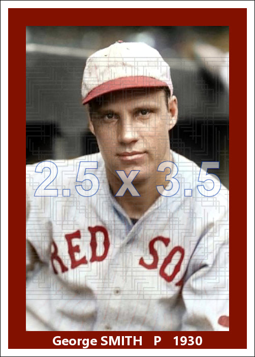 George Smith - 1930 Boston Red Sox - choose a size & style