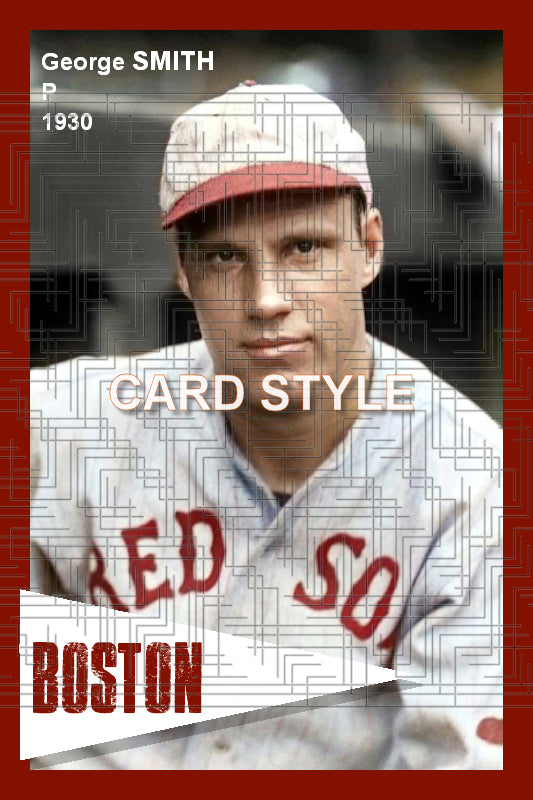 George Smith - 1930 Boston Red Sox - choose a size & style