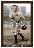 George Stovall - 1912 St. Louis Browns - choose a size & style