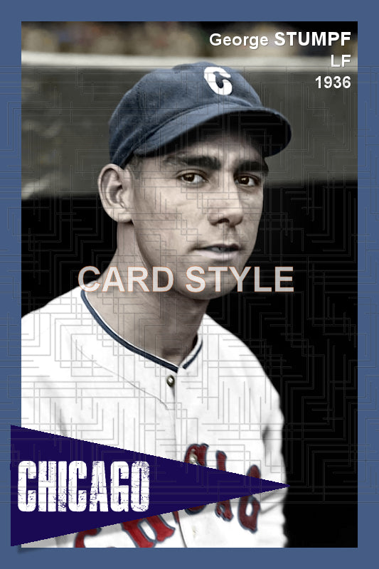 George Stumpf - 1936 Chicago White Sox - choose a size & style