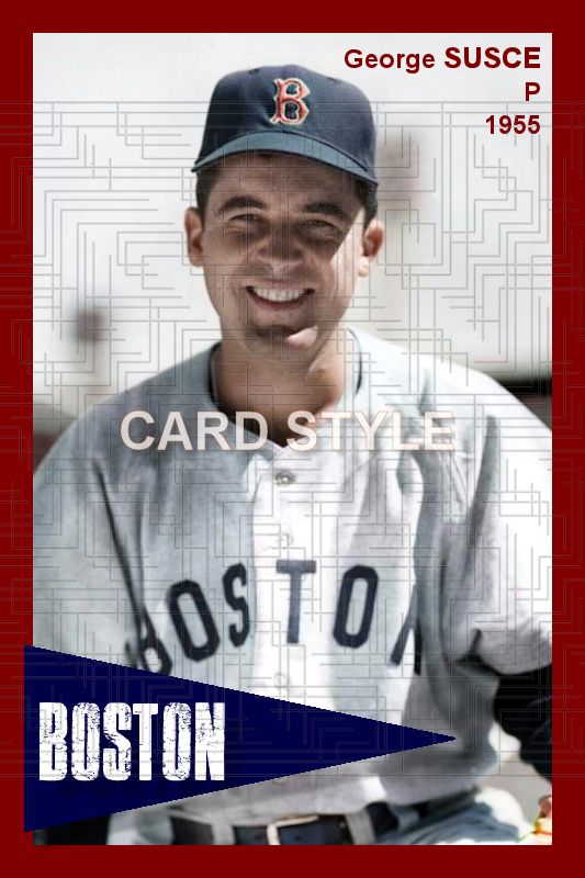 George Susce - 1955 Boston Red Sox - choose a size & style