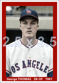 George Thomas - 1961 Los Angeles Angels - choose a size & style