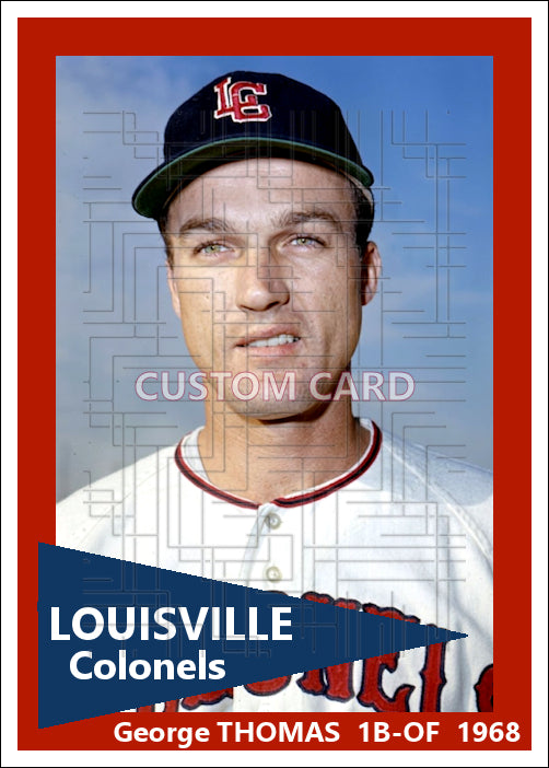 George Thomas - 1968 Louisville Colonels - choose a size & style