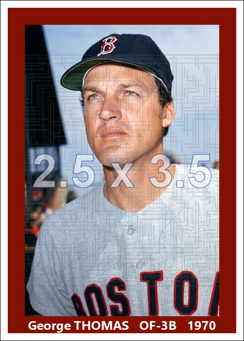 George Thomas - 1970 Boston Red Sox - choose a size & style