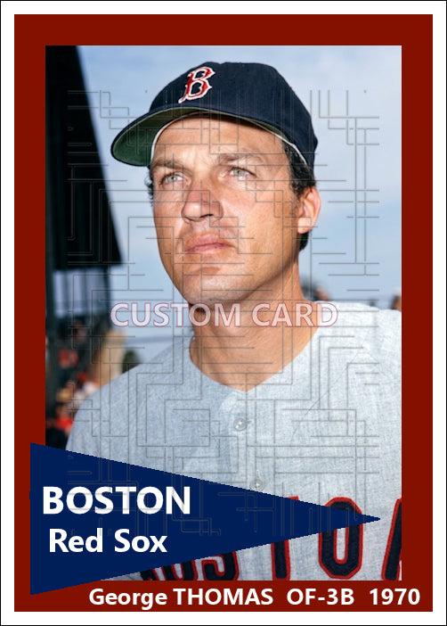 George Thomas - 1970 Boston Red Sox - choose a size & style