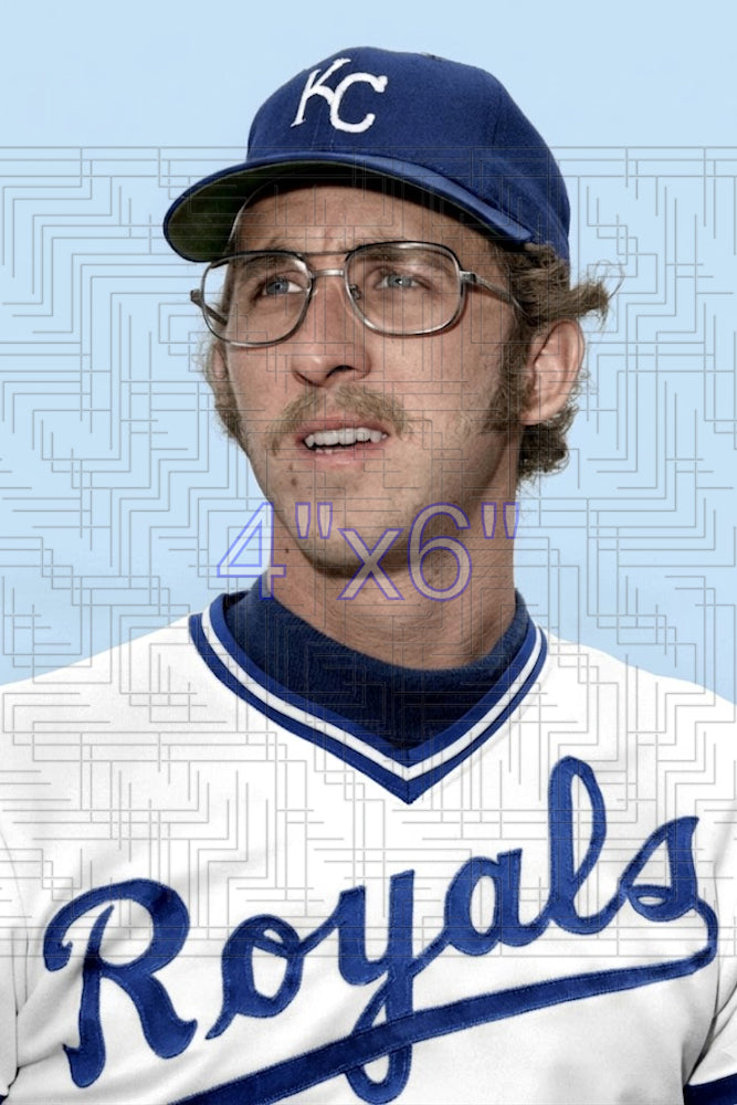 George Throop - 1975 Kansas City Royals - choose a size & style