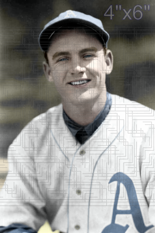 George Turbeville - 1935-37 Philadelphia Athletics - choose a size & style