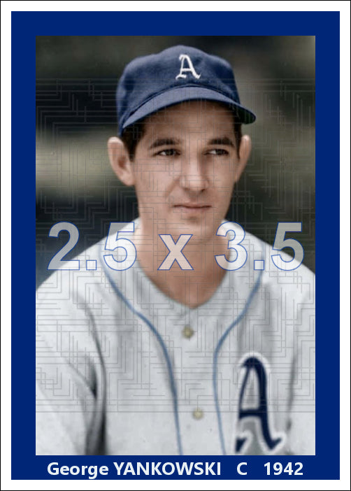 George Yankowski - 1942 Philadelphia Athletics - choose a size & style