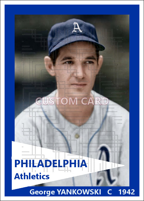 George Yankowski - 1942 Philadelphia Athletics - choose a size & style