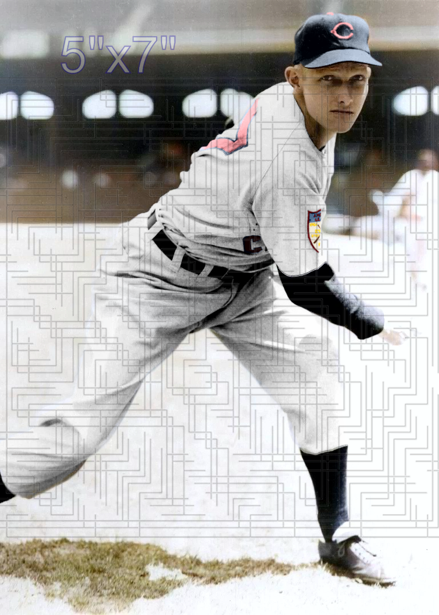 George Zuverink - 1951 Cleveland Indians - choose a size & style