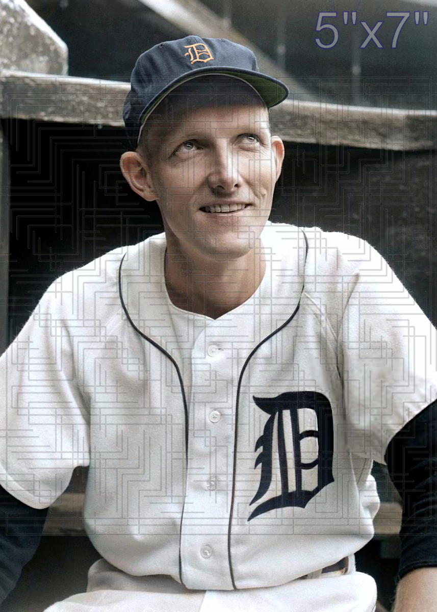 George Zuverink - 1954 Detroit Tigers - choose a size & style