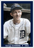 George Zuverink - 1954 Detroit Tigers - choose a size & style