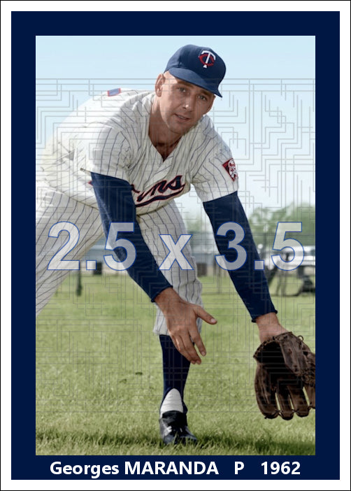 Georges Maranda - 1962 Minnesota Twins - choose a size & style