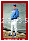 Gerald Alexander - 1991 Texas Rangers - choose a size & style