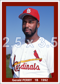 Gerald Perry - 1992 St. Louis Cardinals - choose a size & style
