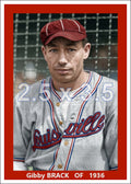 Gibby Brack - 1936 Louisville Colonels - choose a size & style