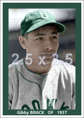 Gibby Brack - 1937 Brooklyn Dodgers - choose a size & style