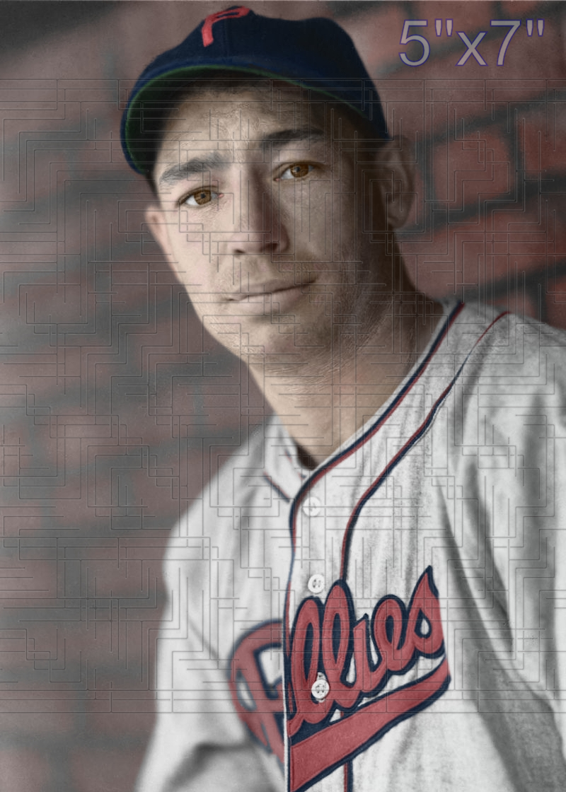 Gibby Brack - 1939 Philadelphia Phillies - choose a size & style