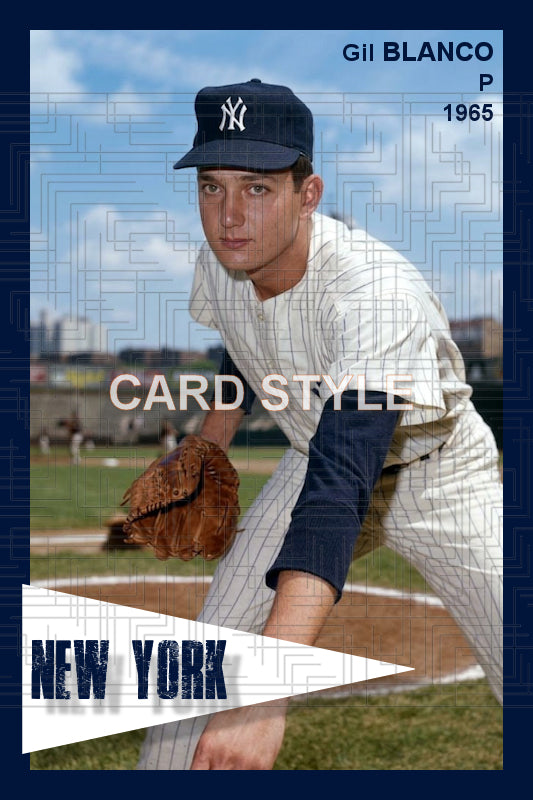 Gil Blanco - 1965 New York Yankees - choose a size & style
