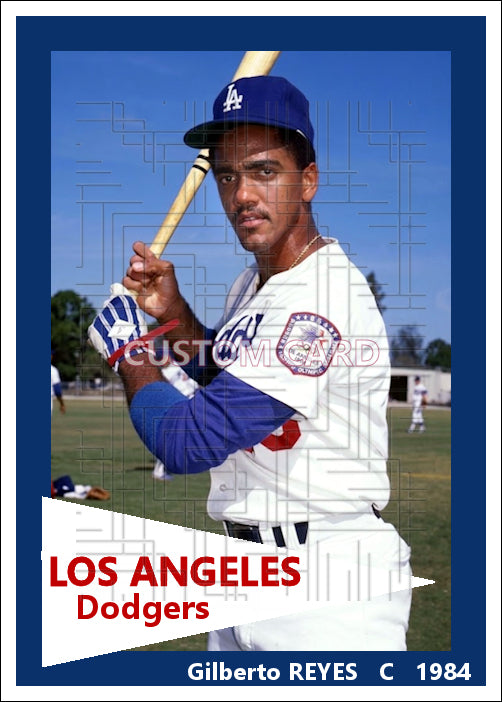 Gilberto Reyes - 1984 Los Angeles Dodgers - choose a size & style