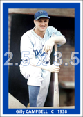 Gilly Campbell - 1938 Brooklyn Dodgers - choose a size & style