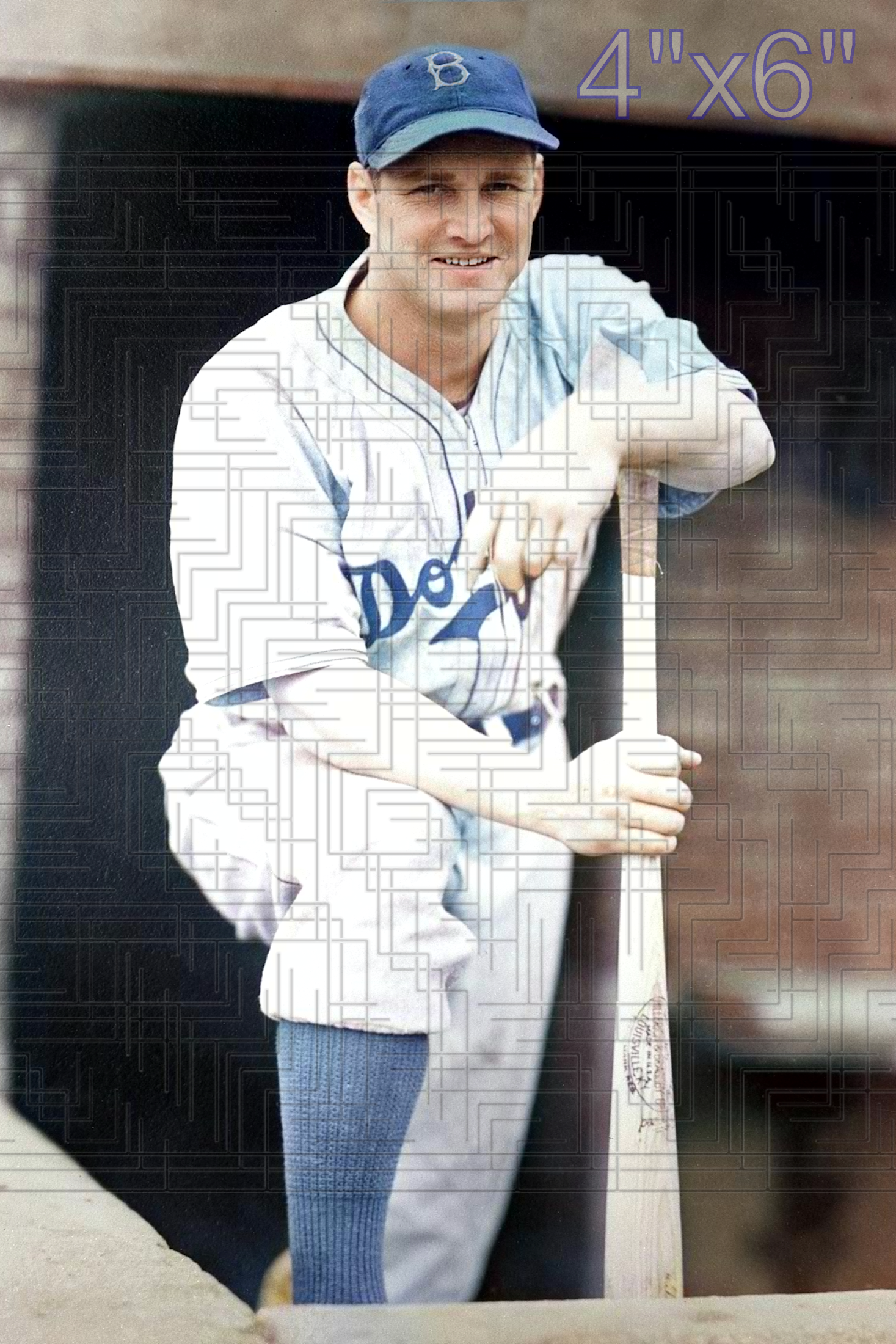 Gilly Campbell - 1938 Brooklyn Dodgers - choose a size & style