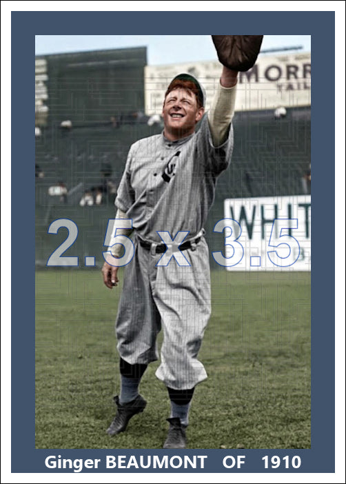 Ginger Beaumont - 1910 Chicago Cubs - choose a size & style