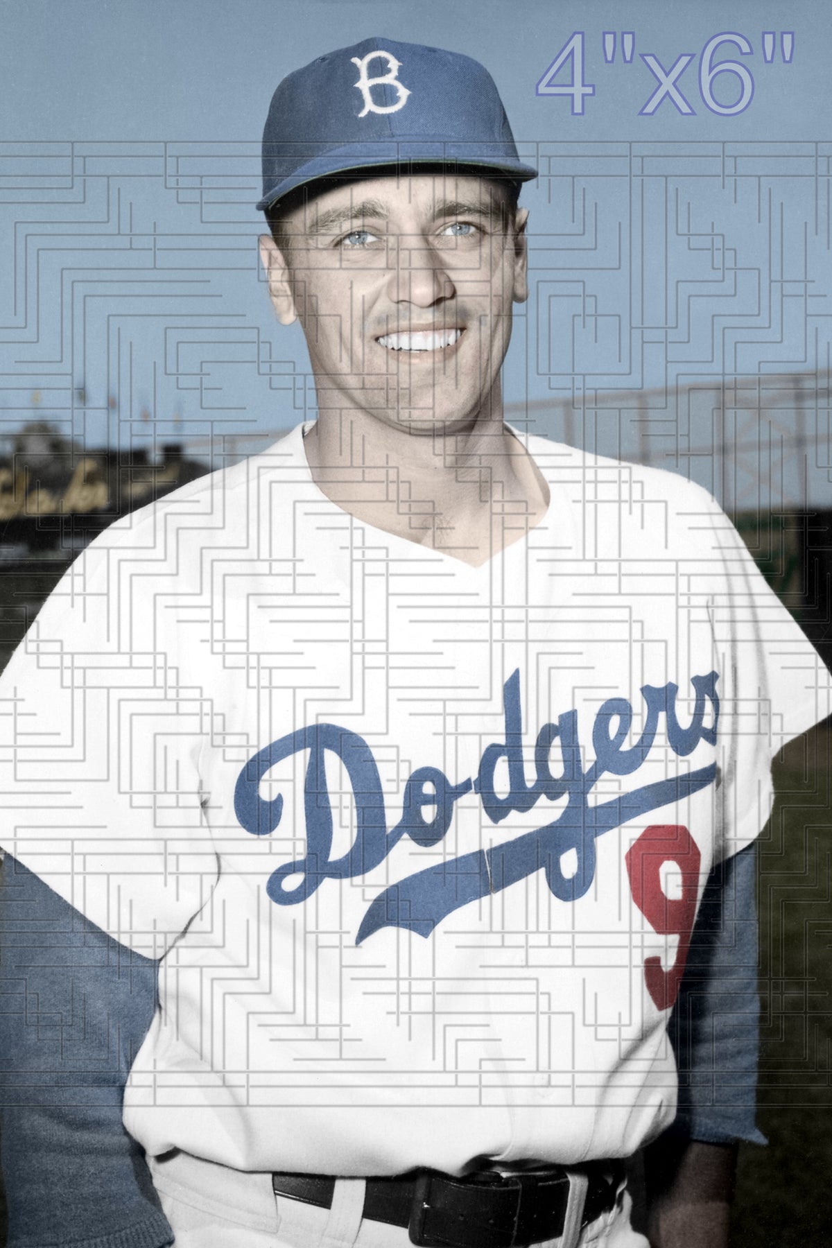 Gino Cimoli - 1955 Brooklyn Dodgers - choose a size & style