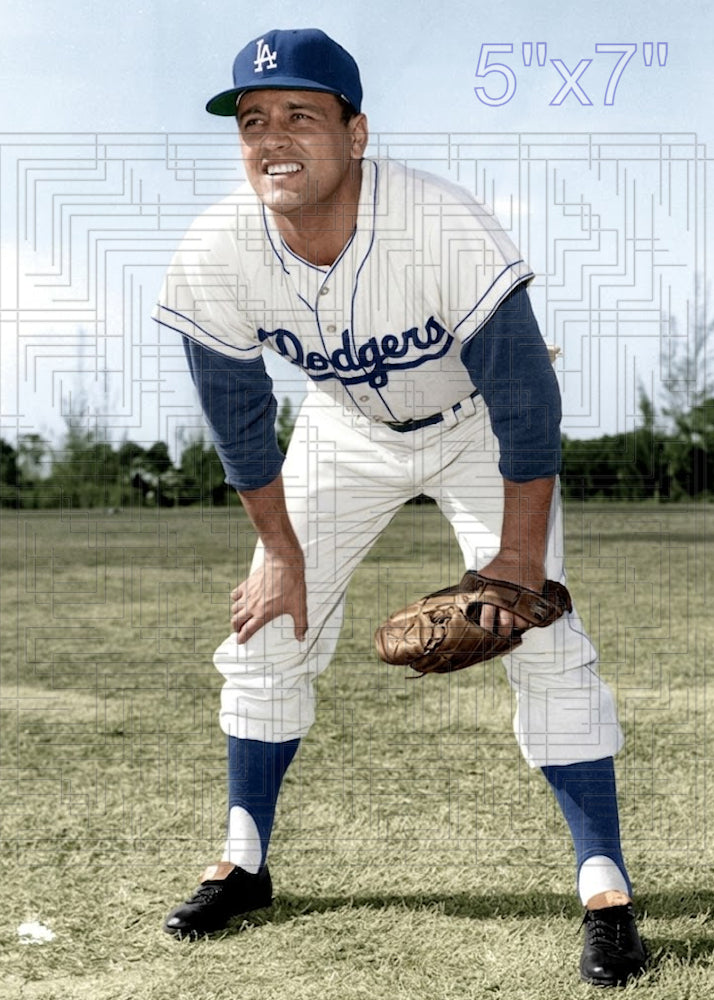 Gino Cimoli - 1958 Los Angeles Dodgers - choose a size & style