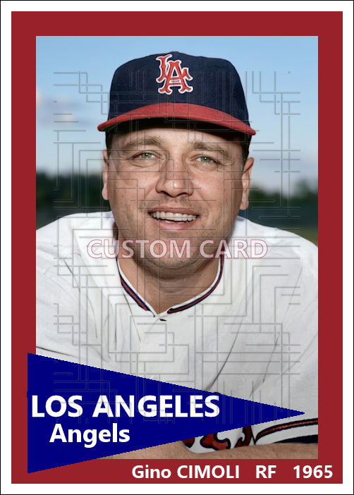 Gino Cimoli - 1965 Los Angeles Angels - choose a size & style