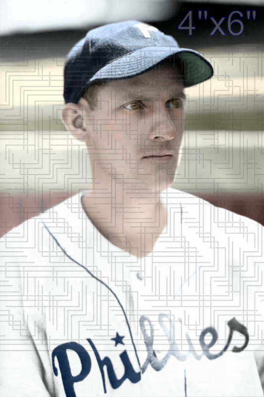 Glen Stewart - 1944 Philadelphia Phillies - choose a size & style