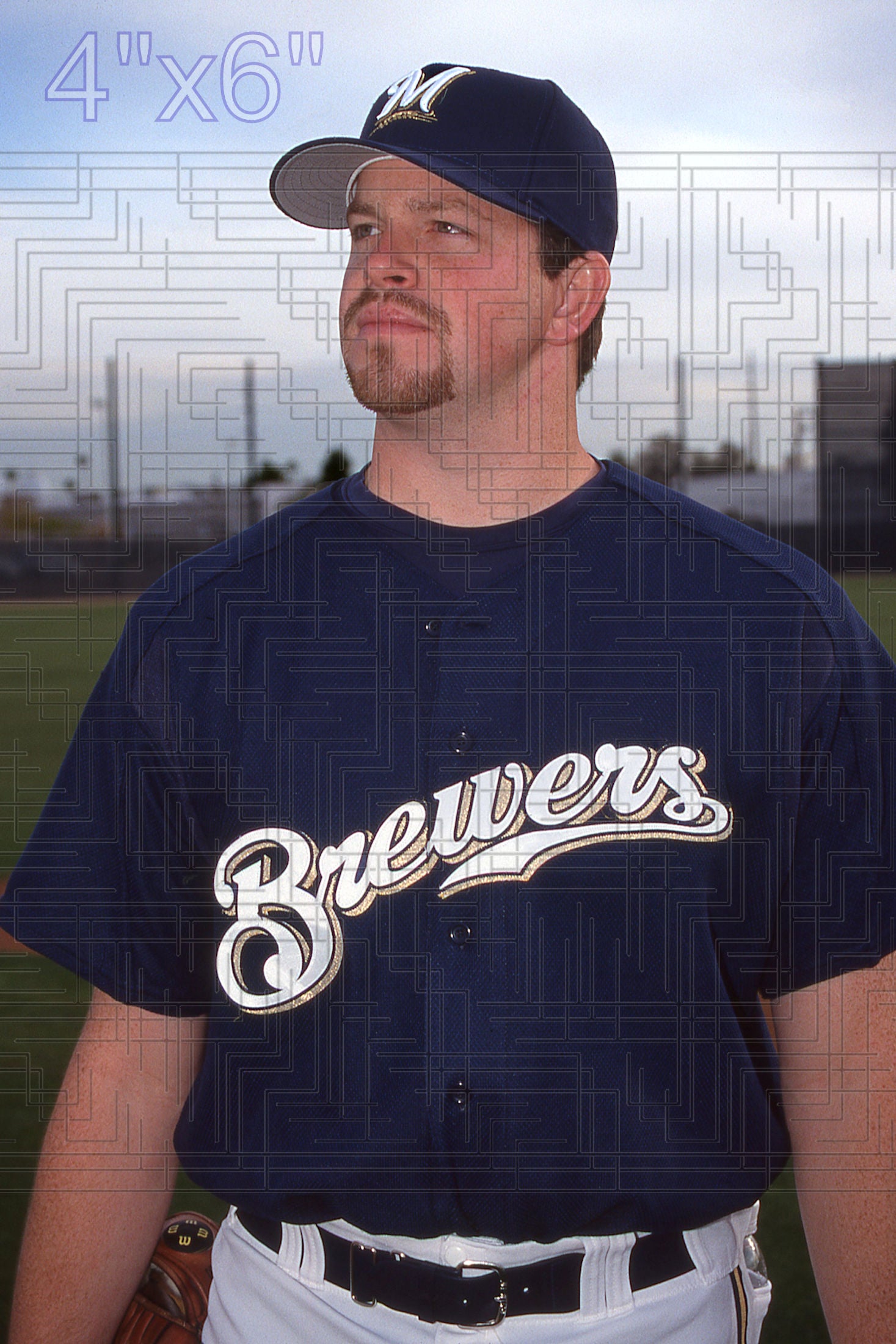Glendon Rusch - 2003 Milwaukee Brewers - choose a size & style