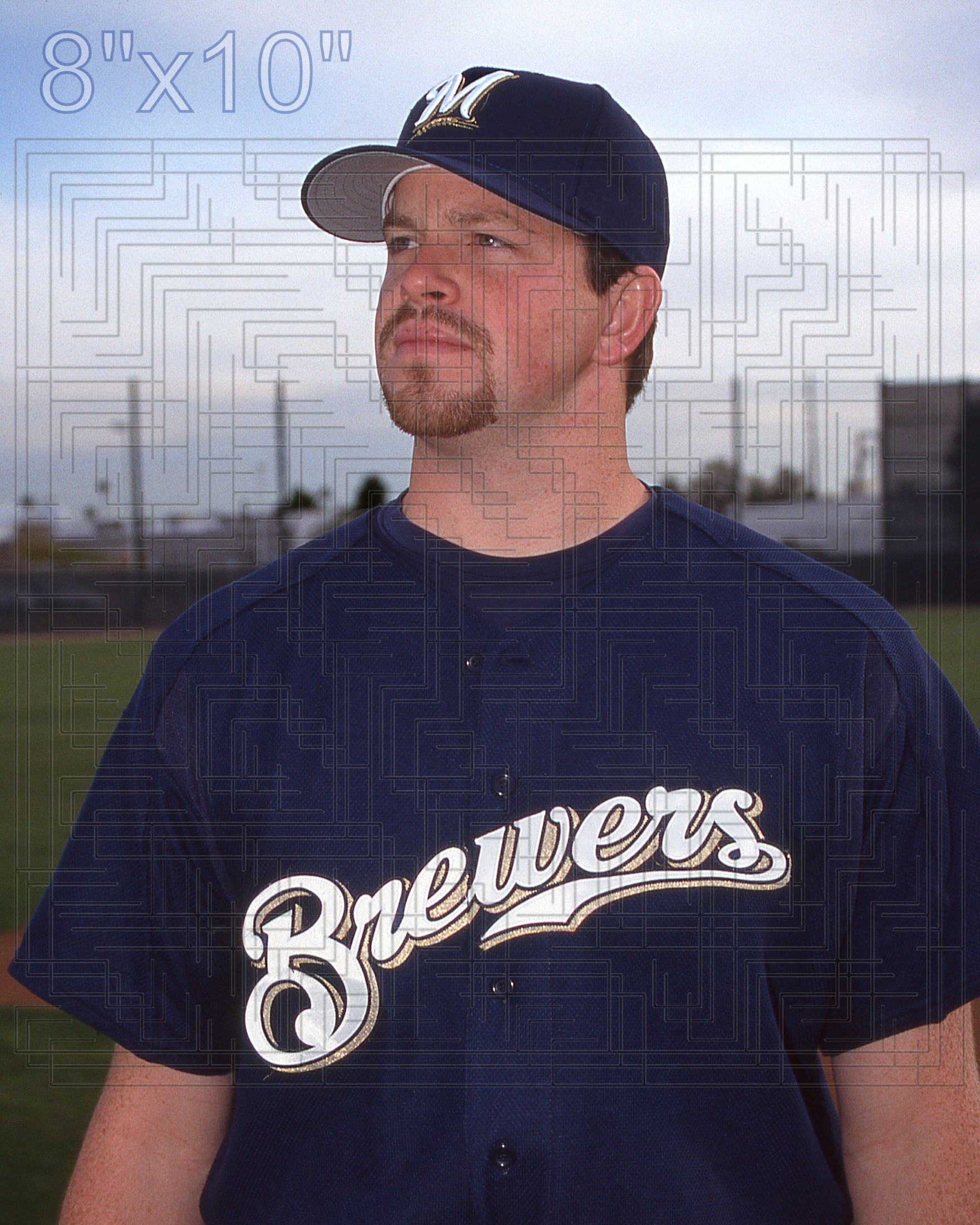 Glendon Rusch - 2003 Milwaukee Brewers - choose a size & style