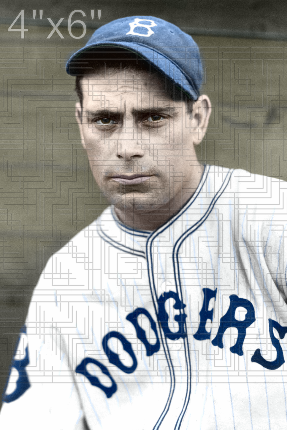 Glenn Chapman - 1934 Brooklyn Dodgers - choose a size & style