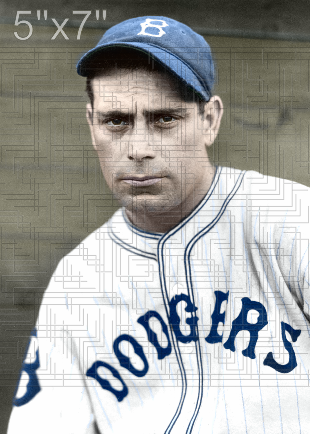 Glenn Chapman - 1934 Brooklyn Dodgers - choose a size & style