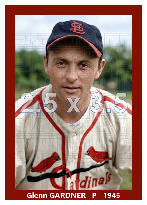 Glenn Gardner - 1945 St. Louis Cardinals - choose a size & style