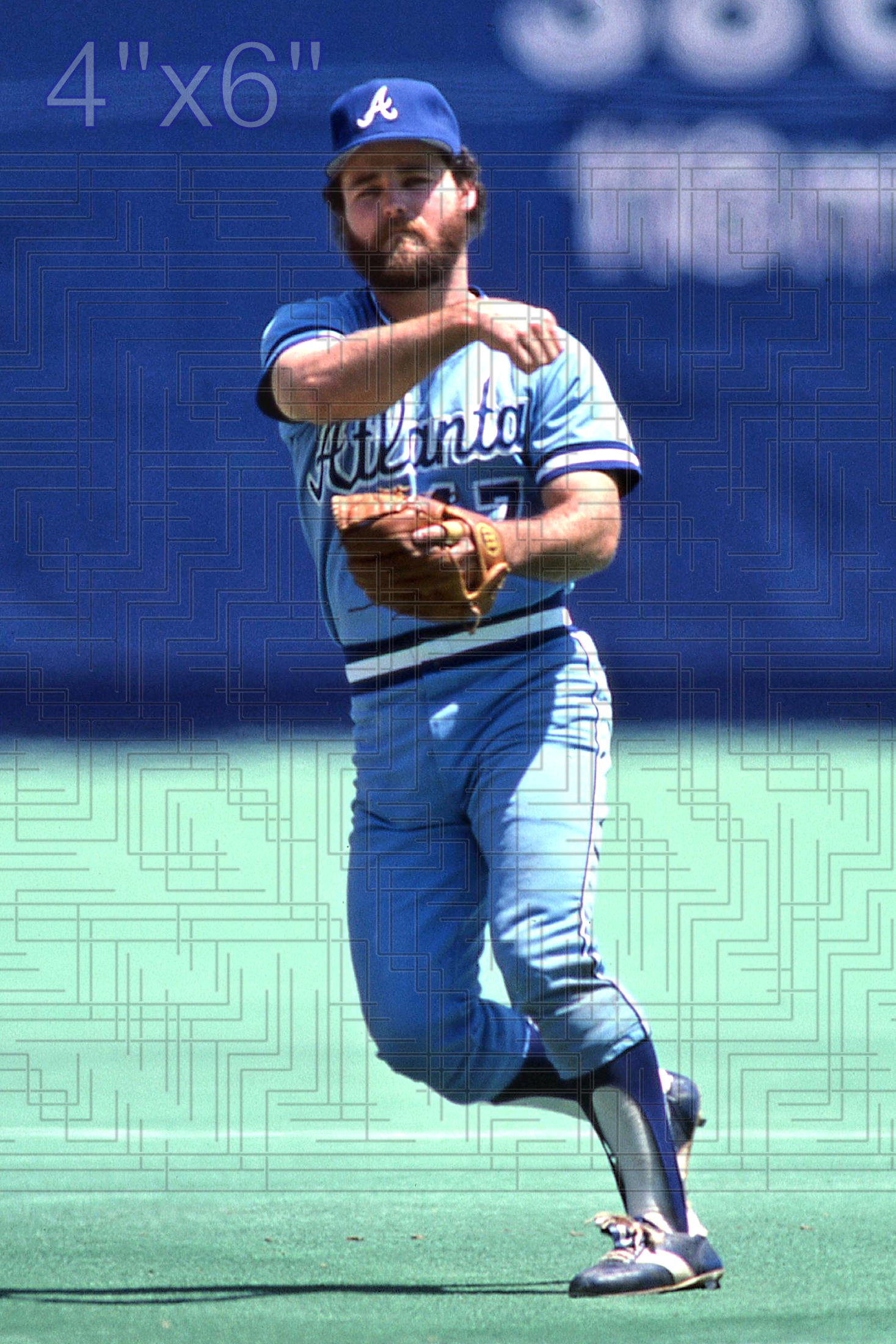 Glenn Hubbard - 1982 Atlanta Braves - choose a size & style