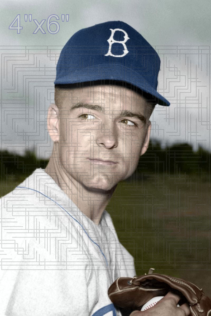 Glenn Mickens - 1953 Brooklyn Dodgers - choose a size & style