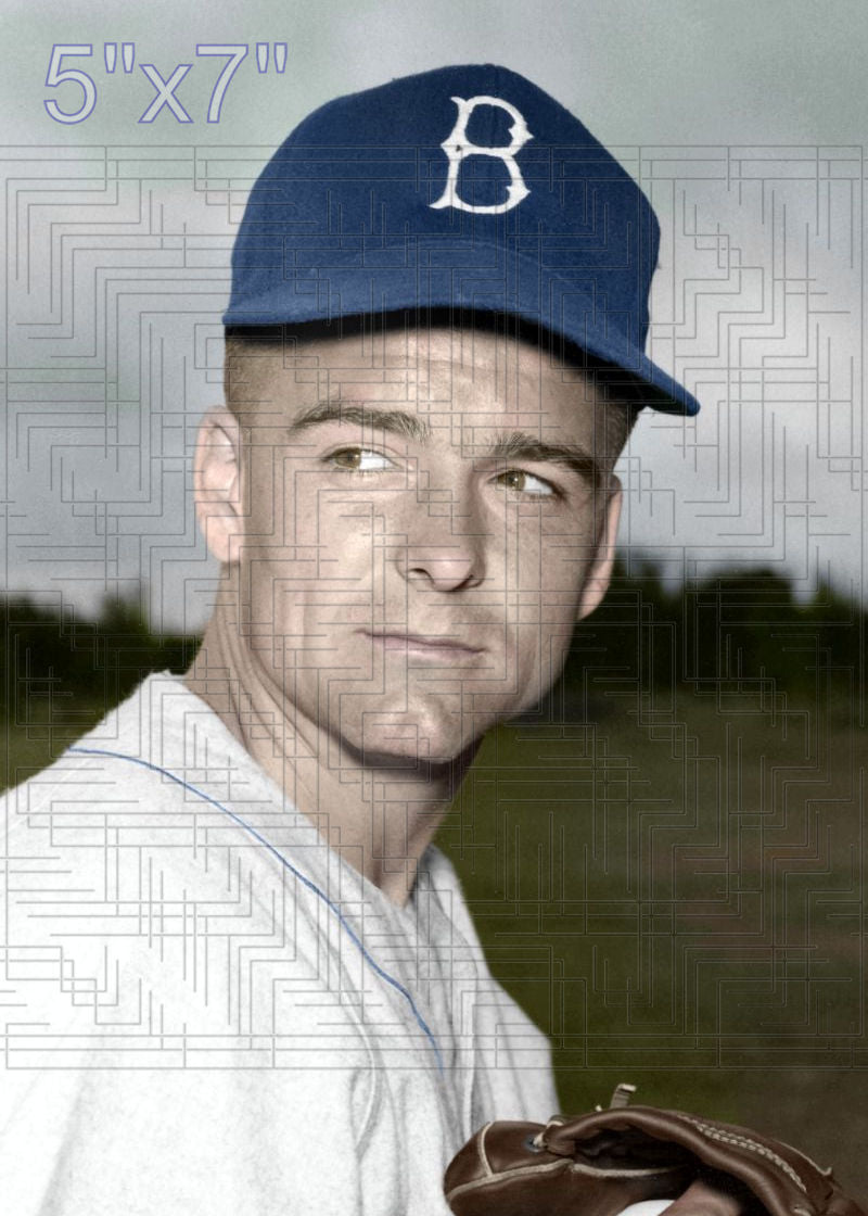 Glenn Mickens - 1953 Brooklyn Dodgers - choose a size & style