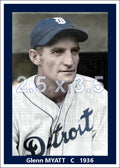 Glenn Myatt - 1936 Detroit Tigers - choose a size & style