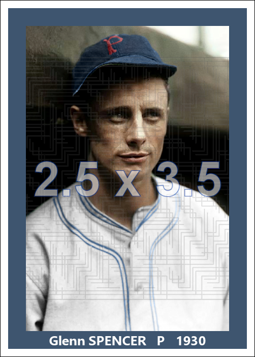 Glenn Spencer - 1930 Pittsburgh Pirates - choose a size & style