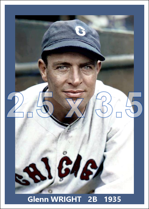 Glenn Wright - 1935 Chicago White Sox - choose a size & style