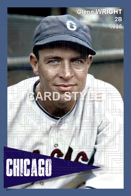 Glenn Wright - 1935 Chicago White Sox - choose a size & style