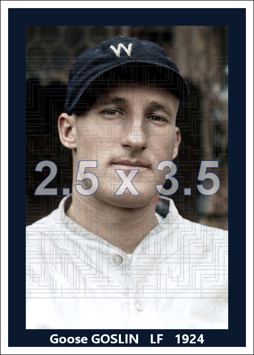 Goose Goslin - 1924 Washington Senators - choose a size & style