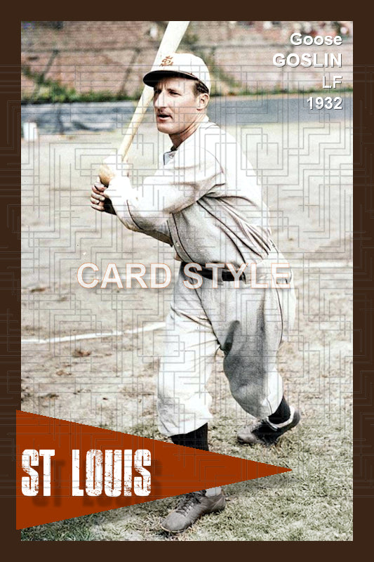 Goose Goslin - 1932 St. Louis Browns - choose a size & style