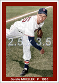 Gordie Mueller - 1950 Boston Red Sox - choose a size & style