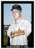 Gordie Sundin - 1956 Baltimore Orioles - choose a size & style